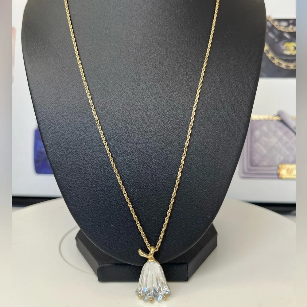 Necklace with Teardrop Pendant - Picture 3 of 5